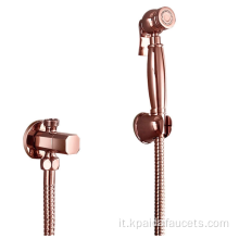 Bidet in ottone in oro rosa shattaf doccia bidet